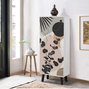 Hanah Home SB 966 Zapatero Organizador Elegante Blanco y Negro 50x135x38cm